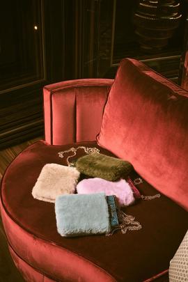 Bolso Rue Madam Eden Roc Phone Holder Fur Sand para Mujer