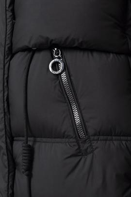 Plumífero Largo Rihunik Negro para Mujer