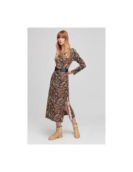 Vestido Punto Aldo Martins Sika Beige y Negro para Mujer