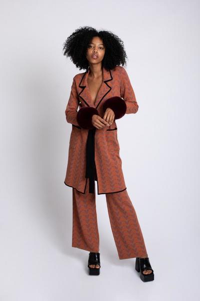 Abrigo Pisonero Jodie Naranja