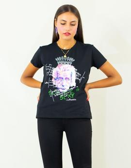 tuberculosis privado combustible Camiseta La Condesa Science negro para mujer