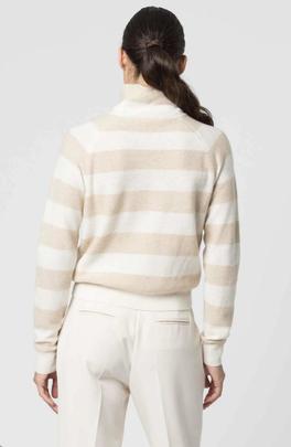 Jersey Punto Kocca Rilsa Rayas Beige para Mujer