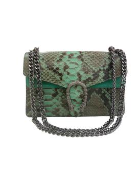 Bolso Grande Piel Serpiente Verde para Mujer