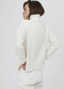Jersey Silvian Heach Topos Blanco para Mujer