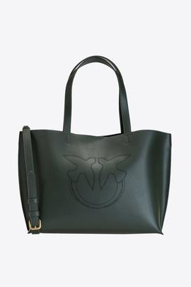 Bolso Shopper Pinko Verde Botella para Mujer