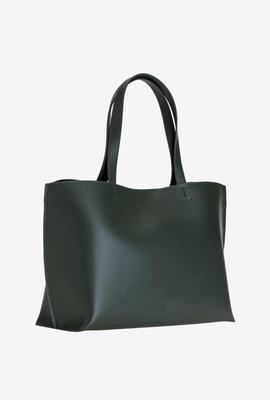 Bolso Shopper Pinko Verde Botella para Mujer