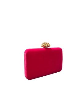 Clutch Terciopelo Fucsia