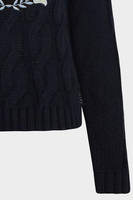 Jersey Mangata Ochos Entallado Marino para Mujer