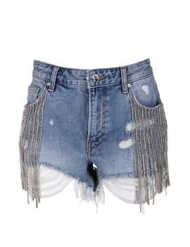 Short Vaquero Fracomina Azul para Mujer