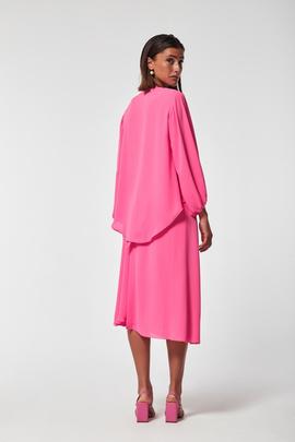 Conjunto Guaba Oky Chaqueta Y Top-Gasa Rosa Flúor para Mujer