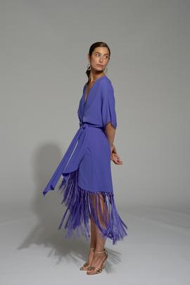 Vestido Moskada Frias Tinta Azul para Mujer