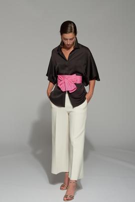 Camisa Moskada Adelfa Negra para Mujer