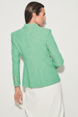 Blazer Extreme Collection Seersuckeer Vichy Verde para Mujer
