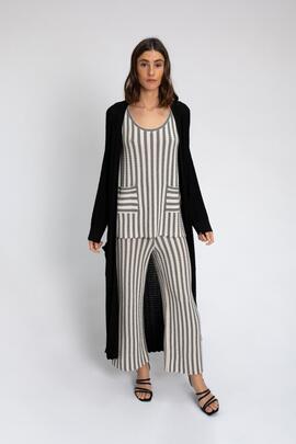 Chaqueta Punto Pisonero Kira Negra para Mujer