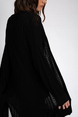 Chaqueta Punto Pisonero Kira Negra para Mujer