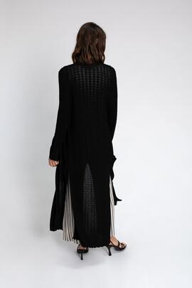 Chaqueta Punto Pisonero Kira Negra para Mujer