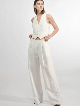 Pantalón Kaos Blanco Roto para Mujer