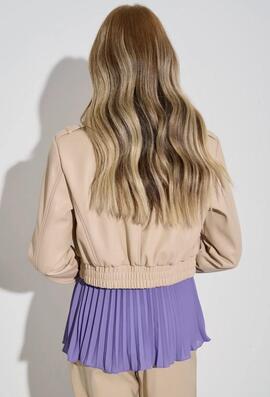 Chaqueta Corta Kaos Beige para Mujer