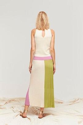 Falda Aldo Martins Ruko Beige para Mujer