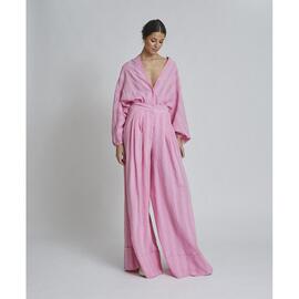 Pantalón Palazzo Zaitegui Rayas Rosa para Mujer