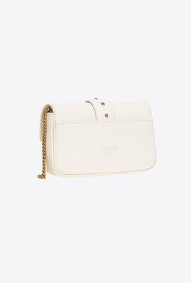 Bolso Pinko Pocket Love Bag One Simply Blanco para Mujer