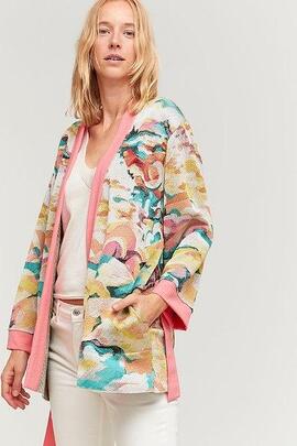 Kimono/Chaqueta Punto Aldo Martins Poti Multicolor para Muje