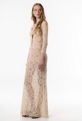Vestido Guts And Love Beige para Mujer