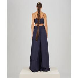 Pantalón Largo y Sobrefalda Zaitegui Marino para Mujer