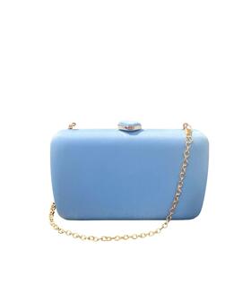 Clutch Tela Azul Claro para Mujer