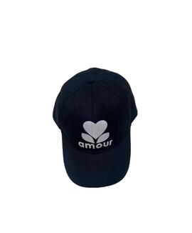 Gorra Amour Negra para Mujer