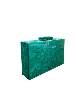 Clutch Rectangular Verde para Mujer