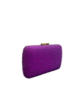 Clutch Andy´s Brillo Morado para Mujer