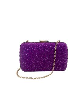 Clutch Andy´s Brillo Morado para Mujer