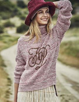 jersey Highly Preppy oversize rosa para muher